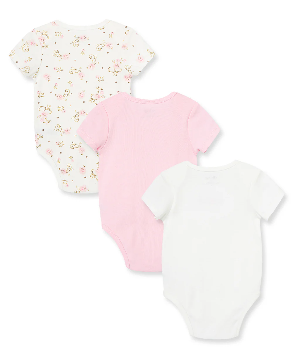 Vintage Rose 3-Pack Bodysuits - Image 4